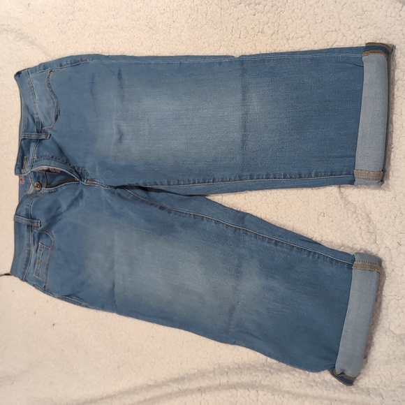 Sz 14 Santana Jeans Mid-Rise straight leg Capri style classic Fit jeans. - Picture 2 of 8